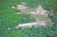 De stad Chichén Itzá
